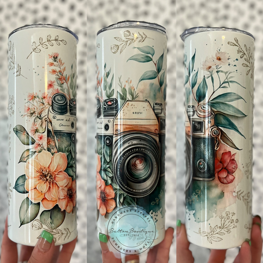 Floral Photography Tumbler